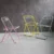 Modern Acrylic Transparent Folding Dining Chair – Set of 4