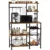 5-Tier Kitchen Baker’s Rack with Wire Baskets and Wine Storage