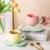 Ceramic Flower Mug with Spoon – Coffee & Tea Cup