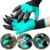 Waterproof Garden Gloves with Claws for Planting and Digging