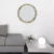Elegant Beveled Round Metal Decorative Wall Mirror – 17″
