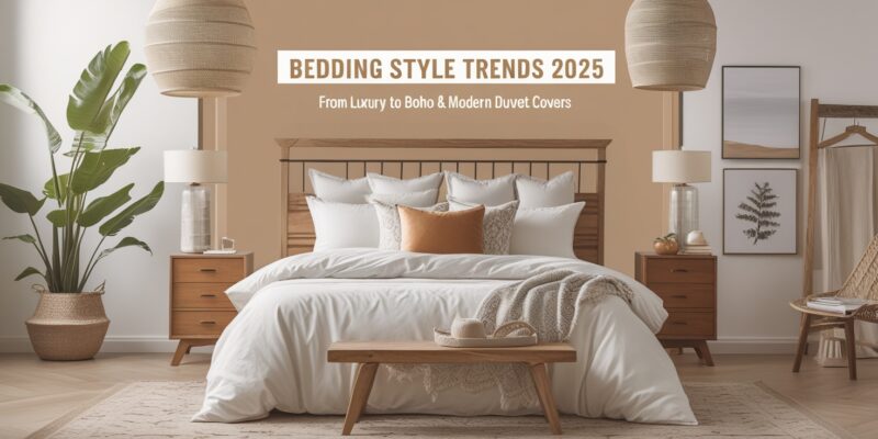 Bedding Style Trends 2025: From Luxury to Boho & Modern Duvet Covers